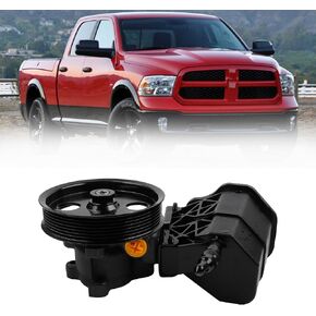 Dasbecan 20-70269 Power Steering Pump with Pulley Reservoir Compatible With 2002-2007 Dodge Ram 1500 Replace# 96-70269 720-01126 36P0098 55-7154 52113240AF 5073240AA
