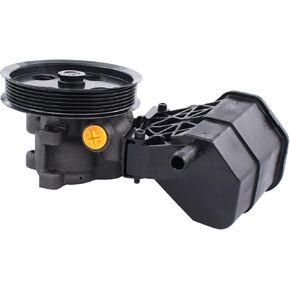NewYall Power Steering Pump with Pulley and Reservoir for Chrysler Aspen 2007 for Dodge Durango 2004-2007 for Ram 1500 2002-2007