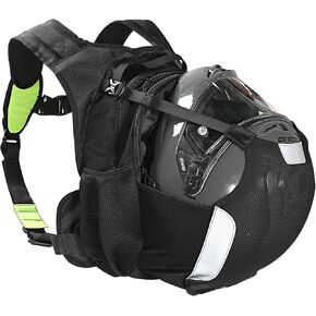 Motorcycle Backpack with Helmet Holder,Helmet Bag Made for Off-road,Waterproof,17L,Small & Lightweight