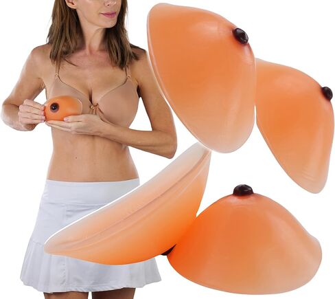 ToBeInStyle Women’s 100% Silicone Cleavage Enhancer Push Up Shaping Pads in Saudi Arabia