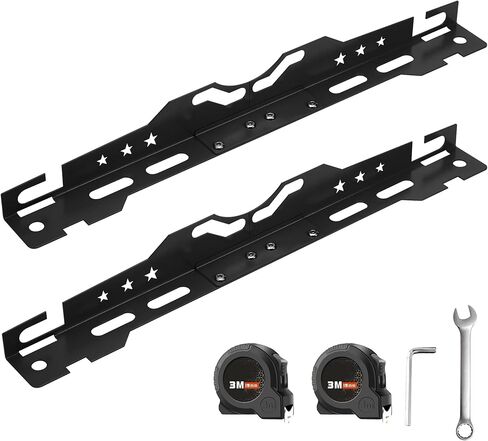 أداة محاذاة العجلات مع 2 شريطة قياس ، محاذاة غير لامعة للسيارات السوداء للاستخدام المنزلي ، لوحات محاذاة الحدبة ، مجموعة أدوات محاذاة السيارات ، ألواح إصبع القدم in Kuwait