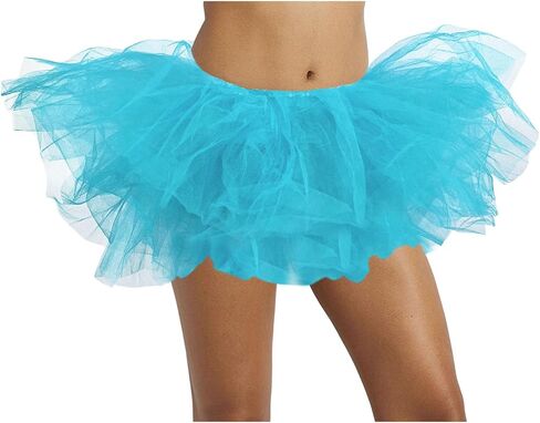 Tutus for Women Adult, 5 Layered Adult Tutu Skirts for Women Girls Teens, 80s Tulle Ballet Tutus Skirt for Women Costumes in Kuwait