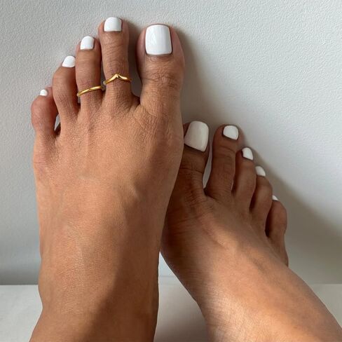 Gold Filled Toe Rings for Women Adjustable 14K Gold Toe Ring Set Open Band Simple CZ Toe Rings Summer Beach Foot Jewelry in Saudi Arabia