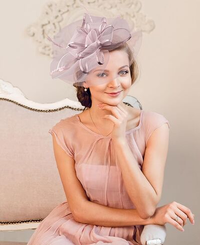 قبعة Kidukso Fascinators للنساء خمر عشرينيات القرن العشرين قبعات ديربي لحفلة كوكتيل شاي حفلة كنيسة in Kuwait