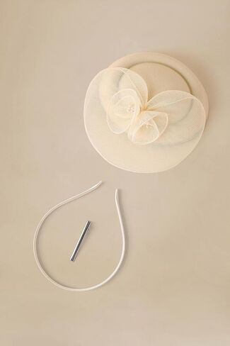 قبعات Babeyond fascinators للنساء - قبعة شاي حفلة شاي Kentucky Derby Flower Mesh Pillbox قبعة لحفل الزفاف in Saudi Arabia