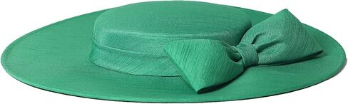 Women Church Hats Formal Kentucky Dress Derby Hats with Bowknot Elegant Wide Brim Wedding Fascinators in Kuwait