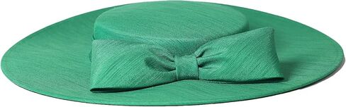 Women Church Hats Formal Kentucky Dress Derby Hats with Bowknot Elegant Wide Brim Wedding Fascinators in Kuwait
