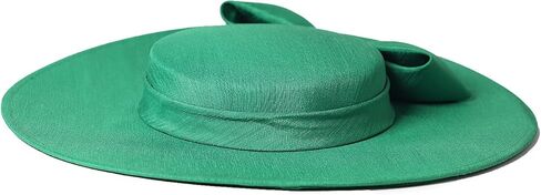 Women Church Hats Formal Kentucky Dress Derby Hats with Bowknot Elegant Wide Brim Wedding Fascinators in Kuwait