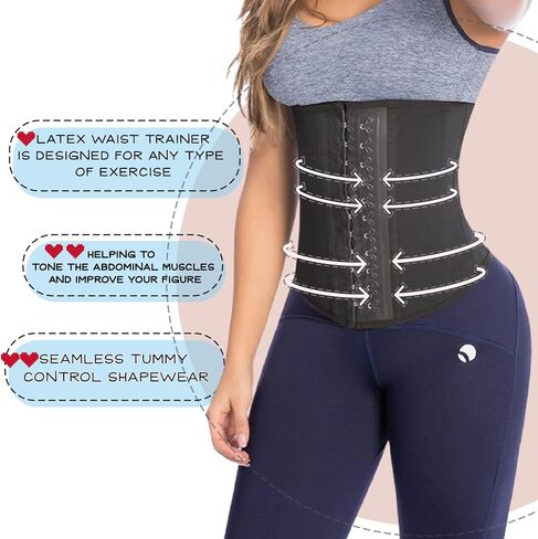 Waist Trainer for Women – Latex Corset Shapewear for Tummy Control & Hourglass Figure in Kuwait