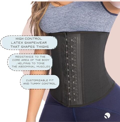 Waist Trainer for Women – Latex Corset Shapewear for Tummy Control & Hourglass Figure in Kuwait