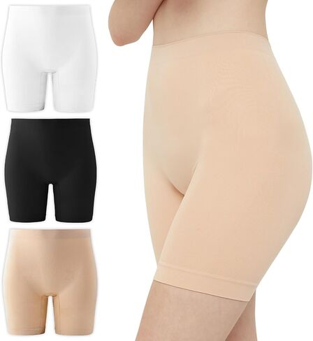 INNERSY Slip Shorts for Women Summer High Waisted Shorts Under Dresses 3-Pack in Saudi Arabia