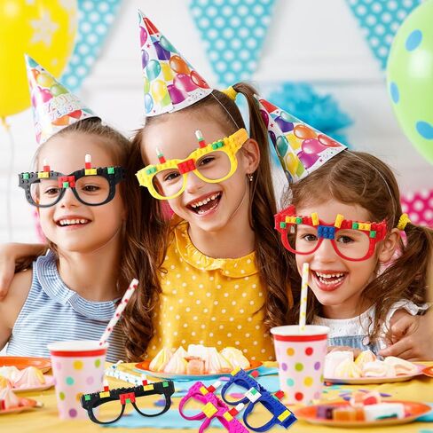 6 قطع من مكعبات البناء DIY ألعاب مكعبات البناء للأطفال لوازم حفلات أعياد الميلاد، ديكور ألعاب حفلات الكرنفال للأولاد والبنات in Kuwait