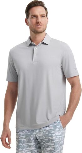 M MAELREG Mens Golf Shirts Moisture Wicking Dry Fit Business Casual Stretch Jacquard Short Sleeve Golf Polo Shirts for Men in Saudi Arabia