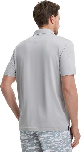 M MAELREG Mens Golf Shirts Moisture Wicking Dry Fit Business Casual Stretch Jacquard Short Sleeve Golf Polo Shirts for Men in Saudi Arabia