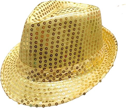 UTTPLL Sequin Fedora Headwear for Women Men Bling Retro Dance Hats Cosplay Costume Unisex Jazz Disco Cap in Saudi Arabia