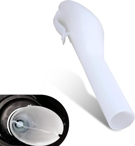 2 PCS Fuel Tank Funnel Tube, Fuel Tank Filler, Durable Fuel Tank Accessories, Compatible with Ford 8U5A-17B068-EB 1782177 1833948 2050651 (White) in Saudi Arabia