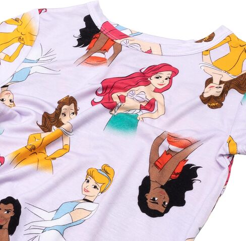 Disney Girls' 2-Piece Loose-fit Pajama Set, Soft & Cute for Kids in Saudi Arabia