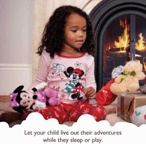 Disney Girls' 2-Piece Loose-fit Pajama Set, Soft & Cute for Kids in Saudi Arabia