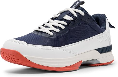 أحذية التنس الواسعة Fitville للرجال Pickleball Shoes خفيفة الوزن جميع الأحذية الرياضية مع الدعم القوس وصندوق إصبع القدم الواسع in Kuwait