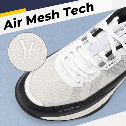 FitVille Wide Tennis Shoes for Men Pickleball Shoes Lightweight Breathable All Court Athletic Shoes with Arch Support & Wide Toe Box in Kuwait