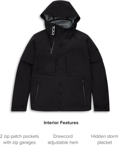 TUMI Men's All-Weather Technical Midweight Mackintosh Gusset Jacket - Breathable Outdoor Men's Jacket in Saudi Arabia