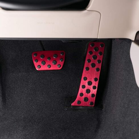 CKE for 8th Gen Camry Compatible with Toyota Camry RAV4 Avalon Highlander Sienna Venza bZ4X Prius Crown for Lexus ES LS Car Pedals Foot Pedal Covers Brake and Gas Pedal Pads -Red in Kuwait