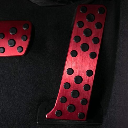 CKE for 8th Gen Camry Compatible with Toyota Camry RAV4 Avalon Highlander Sienna Venza bZ4X Prius Crown for Lexus ES LS Car Pedals Foot Pedal Covers Brake and Gas Pedal Pads -Red in Kuwait