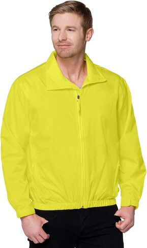 AFC Men's Lightweight Windbreaker Zip Up Jacket Small to 6x Big & Tall Coat in Kuwait