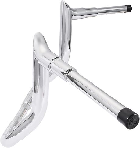 10 "شماعات القرد 1 ½ رعامة مقاود دراجات نارية لهارلي ديفيدسون تتجول في شارع الانزلاق Electra Glide مع Bating Fairing Meathook Bagger Bar 1986-2023 ، Chrome in Kuwait