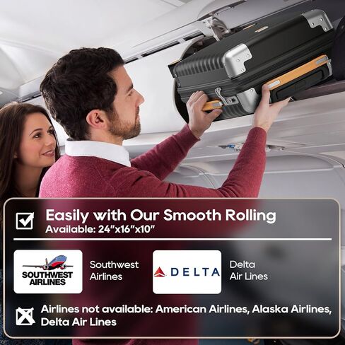 تحمل جويو على شركة طيران أمتعة معتمدة بعجلات دوار ، وحقيبة قشرة صلبة خفيفة الوزن بحجم 20 بوصة مع قفل TSA ، مناسبة للنساء والرجال ، والبيضاء in Kuwait