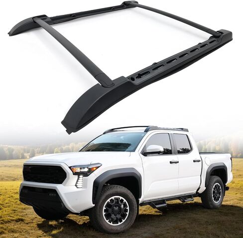 260 LBS Roof Rack Cross Bars Kit Fit for 2024 2025 Toyota Tacoma Double Cab Cargo Bars Luggage Carrier for Storage Bag Bike Kayak Snowboard Rooftop Accessories in Kuwait