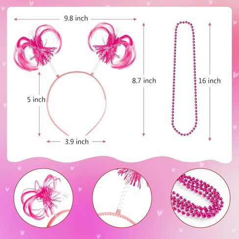 Tutu Costume Accessories Set Tulle Tutu Skirt 4 Layered Tutu Wear Pom Pom Headband with Heart Glasses Necklace and Tube Socks in Saudi Arabia