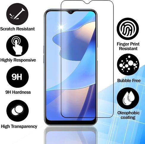 واقي شاشة [4 عبوات] لهاتف Samsung Galaxy A13 5G / A13 LTE/ A13 4G، واقي شاشة من الزجاج المقسى، 0.33 مم [ضمان مدى الحياة] [مضاد للخدش] [مضاد للكسر] in Kuwait