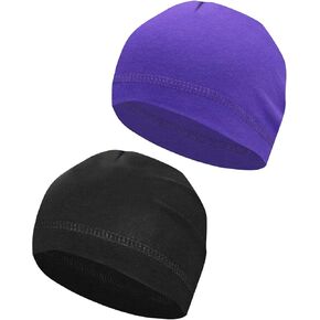 Cotton Skull Caps Lightweight Summer Beanie Hat Sleep Sleeping Slouchy Thin Hats Chemo Cap Running Helmet Liner