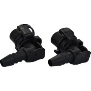 2Pcs 55354565 Throttle Valve Thermostat Body Heater Water Pipe Hose Connector, Replace Part # 55574685, 55569809, Compatible with Cruze Sonic Trax Encore