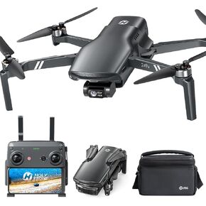 طائرات بدون طيار GPS خفيفة الوزن من Holy Stone HS900 249g مزودة بكاميرا للبالغين بدقة 4K؛ طائرة بدون طيار بدون فرشاة ذات 3 محاور مع فيديو بدقة 4K/30 إطارًا في الثانية، صورة بدقة 48 ميجابكسل، ناقل حركة يصل إلى 20000 قدم، تتبع بصري، إرجاع ذكي