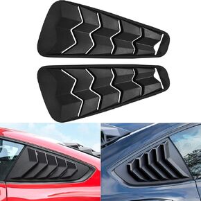 YMT Side Window Lovers Windshield ABS Matte Black Sun Shade Cover GT Lambo Style for Ford Mustang 2005 2007 2007 2008 2008 2010 2011 2013 2013