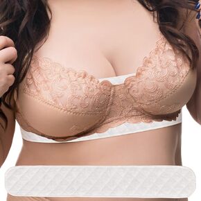 10Pcs Bra Liners to Absorb Sweat Under Breasts, Under Bra Sweat Liners/Tummy Liners for Sweat Rash for Skin Folds