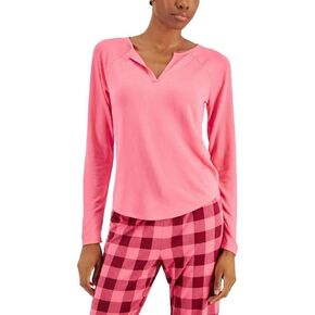 توب بيجاما المقسمة للسيدات (Prism Pink ، X-Large)