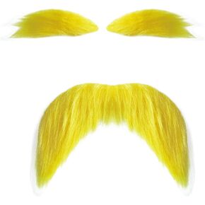 Adult Mustache and Eyebrows Fake Beard for Men Women Cosplay Halloween Costume Accessories Funny Party Favor