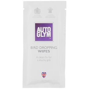 Autoglym Bird Dropping Wipes, x10 - Car Cleaning Wipes Offer A Quick, Clean Fix for a Mucky Job