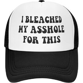 Funny Trucker Hats for Women Men Crazy Hats for Adults Black Dirty Inappropriate Trucker Hats Cute Bachelorette Hats