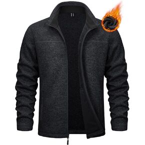 Magcomsen Men's Full zip zip queets خفيفة الوزن شتاء Zip up سترة دافئة عمل غير رسمي in Kuwait