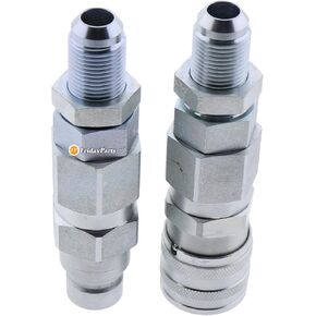 مجموعة مقرنة Connect Quick Connect Hydraulic Friday Parts متوافقة مع Holland LS140 LS150 LS160 LS170 LS180 LS185 LS190 بديل