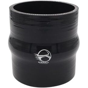 3.5" (89mm) Silicone High Performance 4-Ply Hump Straight Transition Coupler for Turbo/Intercooler/Intake Piping, Length 4 inch, Thickness 5.5mm (Black)