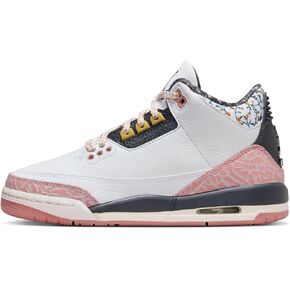 Jordan Big Kid's 3 Retro White/Anthracite-Red Stardust (441140 100)