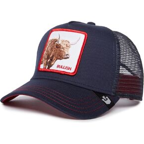 Goorin Bros. Trucker Hat for Men and Women, Navy (The Bullish Bull), One Size