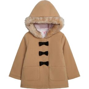 Carter's Girls' Faux Wool Winter Dress Coat