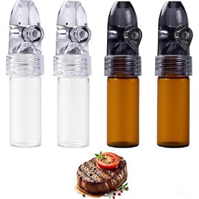 Decorative Bottle Kitchen Spice Dispenser Portable Leak-Proof Storage Bottle for Outdoor Camping Travel