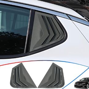 Window Loovers ، لـ Kia Optima/K5 2011 2012 2013 2014 ، سوداء سوداء الجانب الخلفي ، إكسسوارات مجموعة أدوات الجسم للسيارات